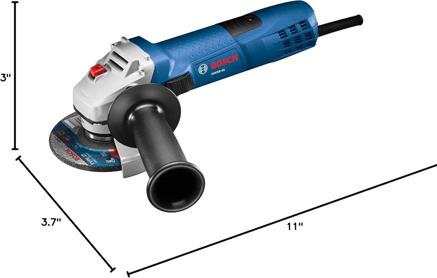 Bosch GWS8-45 4-1/2 In. Angle Grinder - Image 4