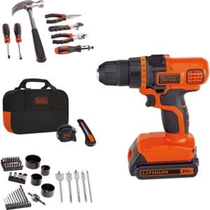 Black+Decker 20V MAX 68-Piece Cordless Drill