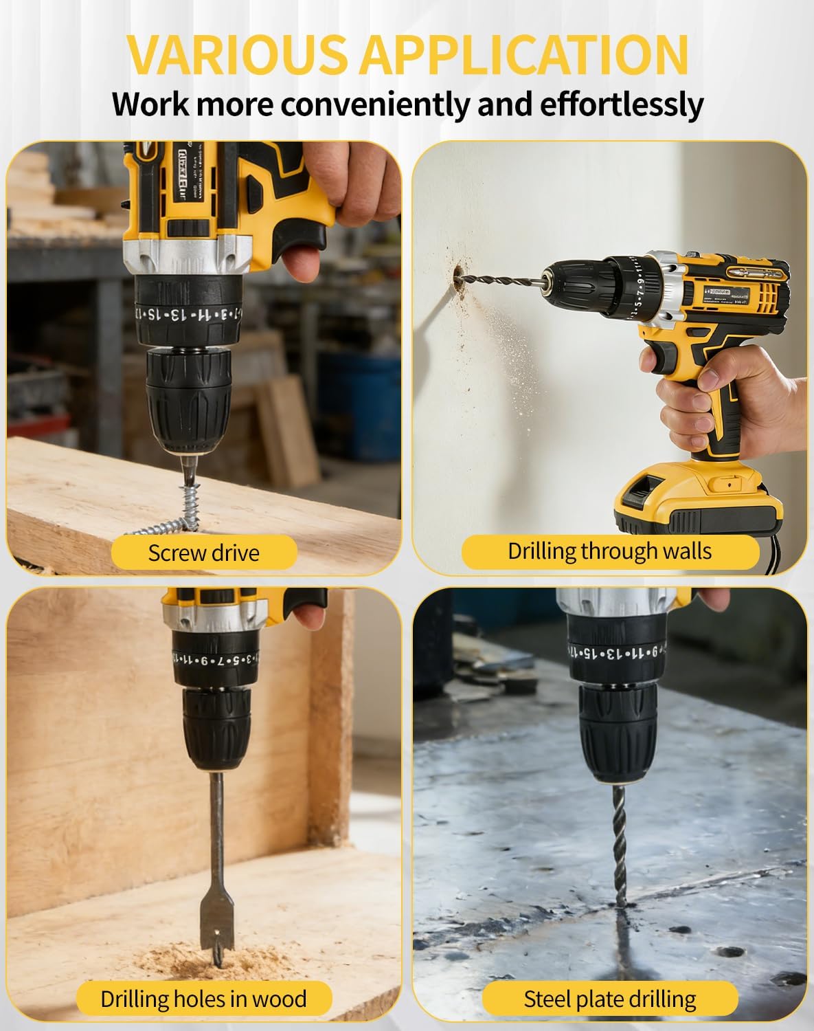 DeWALT 21V Cordless Drill Driver Kit - Image 3