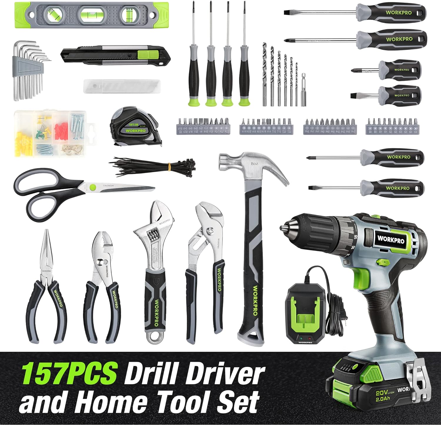 WORKPRO Home Tool Set - Image 3
