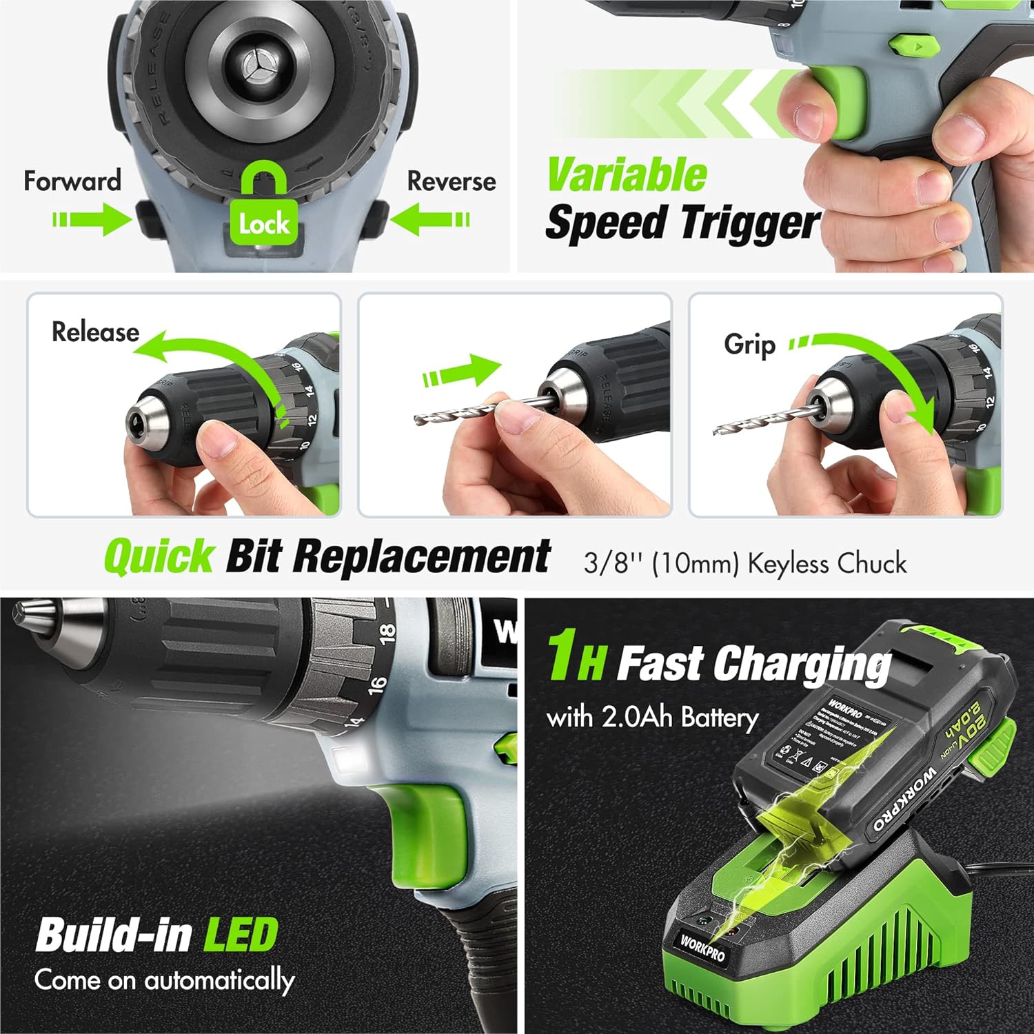 WORKPRO Home Tool Set - Image 5