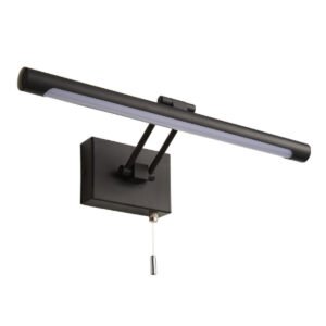Chai 8W LED Picture & Mirror Light IP44 Matt Black