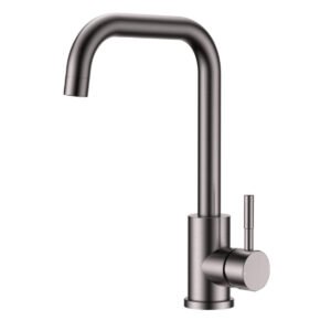 Salina Mono Mixer Kitchen Tap Gun Metal